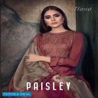 ITRANA PAISLEY VISCOSE MODAL DIGITAL PRINT WITH HANDWORK DRESS DESIGNS COLLECTION