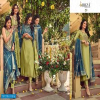 Ibiza Sairaa Wholesale Pure Green Silk Designer Salwar Suits