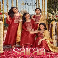 Ibiza Sairaa Wholesale Pure Green Silk Designer Salwar Suits