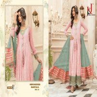 J AND J LAUNCH D NO 1204 COLORS GEORGETTE WITH HEAVY EMBROIDERY BEAUTIFUL PAKISTANI SUIT