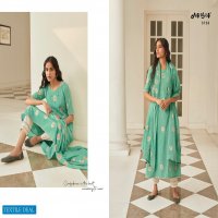 JAY VIJAY NAZAARA COTTON GOLD PRINT 5721-5730 SERIES CLASSY LOOK SALWAR SUITS