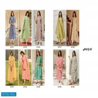 JAY VIJAY NAZAARA COTTON GOLD PRINT 5721-5730 SERIES CLASSY LOOK SALWAR SUITS