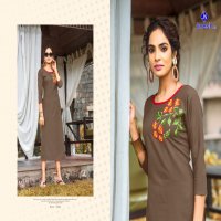 JINESH NX AASHIQUI PLUS VOL 1 ROOBY SLUB FORMAL WEAR KURTI AT CHEAPEST PRICE