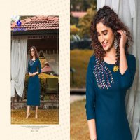 JINESH NX AASHIQUI PLUS VOL 1 ROOBY SLUB FORMAL WEAR KURTI AT CHEAPEST PRICE
