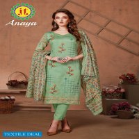 JT Anaya Vol-1 Luxury Jam Karachi Collection Wholesale Dress Material