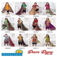 JT Dum Dum Vol-58 Wholesale Cotton Dress Material