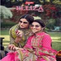 Jash Elliza Vol-11 Wholesale Krachi Print Dress Material