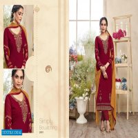 Jay Vasudev Saaho Wholesale Shopping Straight Salwar Suits