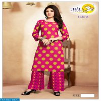 Jhala 1125 Colour Wholesale Ready Made Top With Bottom
