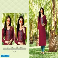 Jinesh Nx Aaliya Vol-2 14 Kg Reyon With Hand Work Kurtis