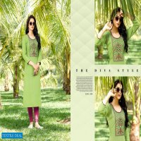 Jinesh Nx Aaliya Vol-2 14 Kg Reyon With Hand Work Kurtis