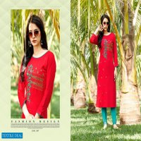 Jinesh Nx Aaliya Vol-2 14 Kg Reyon With Hand Work Kurtis