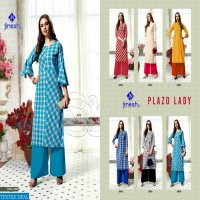 Jinesh Plazo Lady Wholesaler ready Made Top and Plazzo