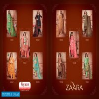 Jiyaan Zaara Wholesale Karachi Cotton Dress Material