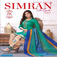 Jk Simran Special Edition VOl-1 Wholesale Cotton Printed dress Material