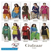 Js Priya Gulzar Vol-6 Wholesale Shopping Formal Dress Material