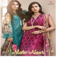 KAARA SUITS MAHE NOOR PURE COTTON PAKISTANI DRESS MATERIALS