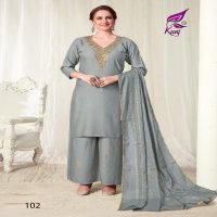KAINAAT BY KUNJ RAYON READYMADE PALAZZO STYLE SALWAR KAMEEZ