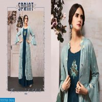 KAJAREE PRESENT ANAYA SILK LONG SHRUG STYLE KURTI DEALER IN SURAT