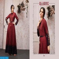 KAJAREE PRESENT ANAYA SILK LONG SHRUG STYLE KURTI DEALER IN SURAT