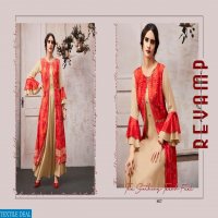 KAJAREE PRESENT ANAYA SILK LONG SHRUG STYLE KURTI DEALER IN SURAT