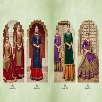 KALARANG BLUE STAR JAM SILK COTTON SKIRT STYLE SALWAR KAMEEZ WHOLESALER