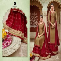 KALARANG BLUE STAR JAM SILK COTTON SKIRT STYLE SALWAR KAMEEZ WHOLESALER