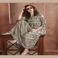 KANASU ELEGANCE VOL 2 RAYON GOLD PRINT LONG STYLE KURTI WHOLESAL IN INDIA