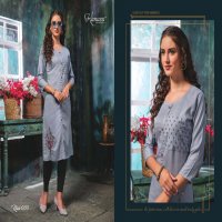 KANASU KIWI VOL 2 FANCY RAYON WITH WORK PATTERN KURTI AT BEST RATE