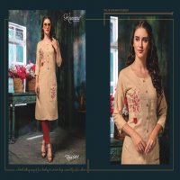 KANASU KIWI VOL 2 FANCY RAYON WITH WORK PATTERN KURTI AT BEST RATE