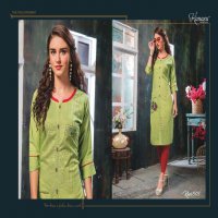 KANASU KIWI VOL 2 FANCY RAYON WITH WORK PATTERN KURTI AT BEST RATE
