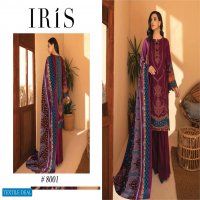 KARACHI EDITION PRESENTS IRIS VOL 8 COTTON DAILY WEAR DRESS MATERIALS AT LOWEST RATE