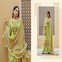 KARACHI PRINTS KESSA LAWN WITH KASHMIRI EMBROIDERY SALWAR KAMEEZ CATALOG WHOLESALER