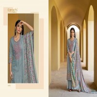 KARACHI PRINTS KESSA LAWN WITH KASHMIRI EMBROIDERY SALWAR KAMEEZ CATALOG WHOLESALER