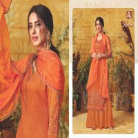 KAVISHA BY ALOK SUIT JAM COTTON DIGITAL PRINTED SWAROVSKI WORK SALWAR SUIT