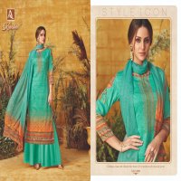 KAVISHA BY ALOK SUIT JAM COTTON DIGITAL PRINTED SWAROVSKI WORK SALWAR SUIT