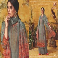 KAVISHA BY ALOK SUIT JAM COTTON DIGITAL PRINTED SWAROVSKI WORK SALWAR SUIT