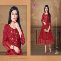 KIA VOL 3 BY MAYRA RAYON SLUB ANKLE LENGHT LATEST GOOD LOOKING KURTI EXPORTER