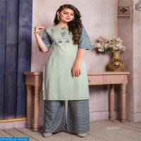 KIANA HOUSE OF FASHION ELEGANCE VOL 2 RAYON KURTI WITH PLAZZO SELLER