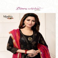 KIARA VOL 3 BY MANAS DESIGNER GOWN WITH BANARASI DUPATTA WHOLESALER