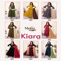 KIARA VOL 3 BY MANAS DESIGNER GOWN WITH BANARASI DUPATTA WHOLESALER