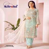 KILRUBA JANNAT FREESIA GEORGETTE NET PAKISTANI DRESS MATERIALS