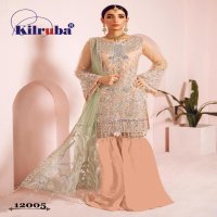 KILRUBA JANNAT FREESIA GEORGETTE NET PAKISTANI DRESS MATERIALS