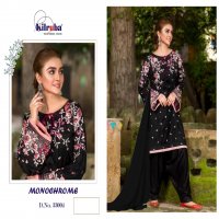 KILRUBA PRESENT MONOCHROME CAMBRIC COTTON EMBROIDERY BLACK COLOUR SPECIAL SUITS