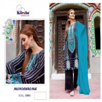 KILRUBA PRESENT MONOCHROME CAMBRIC COTTON EMBROIDERY BLACK COLOUR SPECIAL SUITS