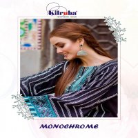 KILRUBA PRESENT MONOCHROME CAMBRIC COTTON EMBROIDERY BLACK COLOUR SPECIAL SUITS