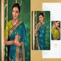 KIMORA FASHION PRESENTS KAJAL VOL 8 5151-5161 SERIES FANCY HEAVY DESIGNER SAREE WHOLESALER