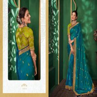 KIMORA FASHION PRESENTS KAJAL VOL 8 5151-5161 SERIES FANCY HEAVY DESIGNER SAREE WHOLESALER