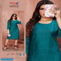 KITAB BY RUNG SILK RAYON SIMPLE LADIES KURTI COLLECTION