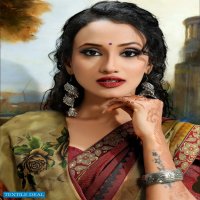 KOADS TWIST OF FASHION BLACK RANGOLI PRINT BORDER SARIS WHOLESALER